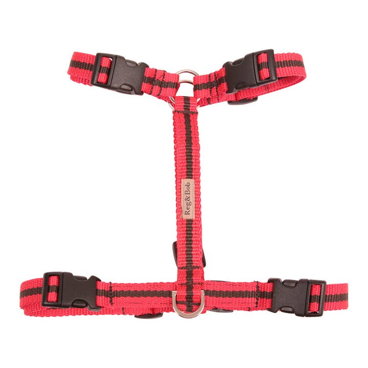Reg&Bob - Wholesale Pet Harness - Dog - Reg&Bob Harness - M/L - Red stripe1