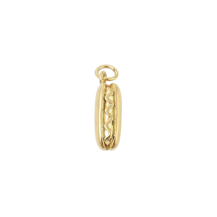 Pendentif Hot Dog en Or pour la vente par The Charm Bar Company