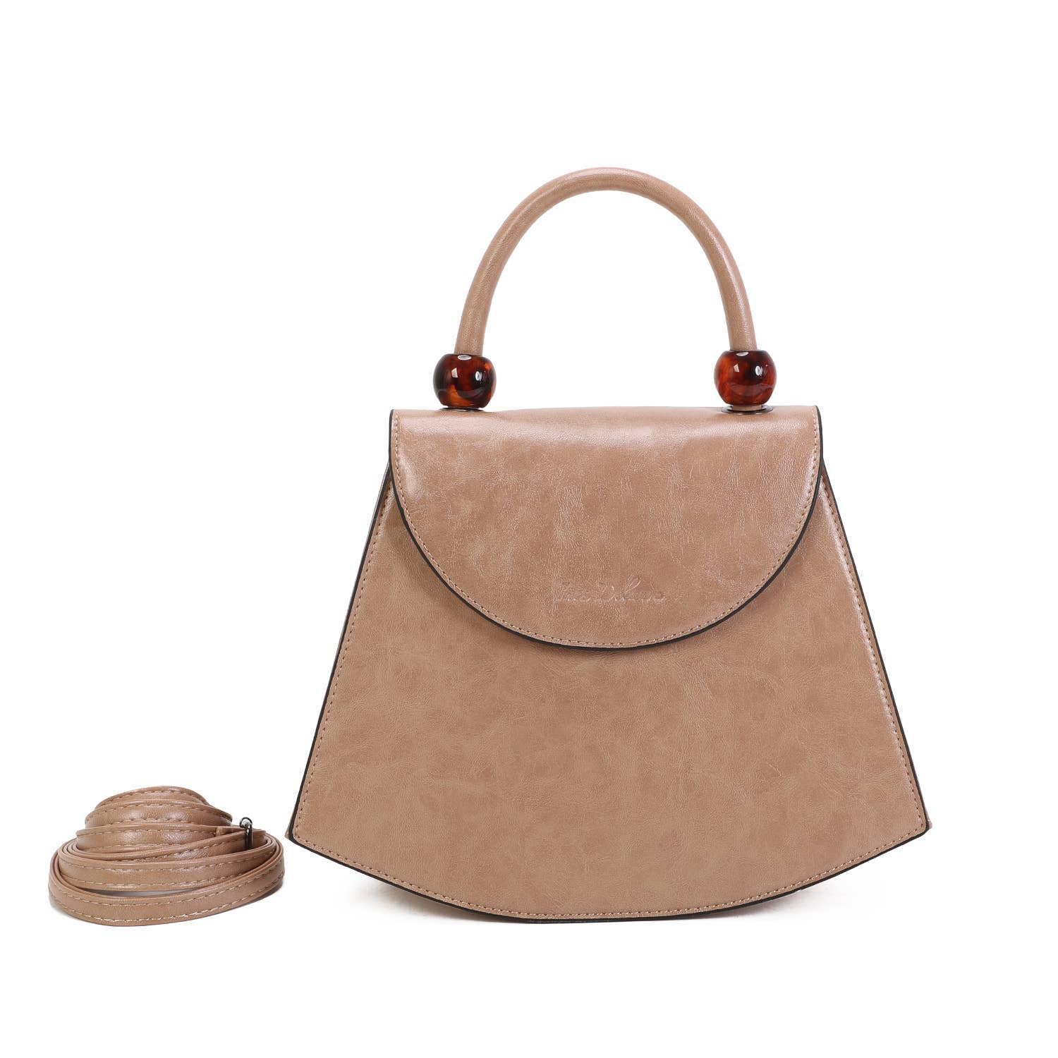 INES DELAURE - Wholesale Top Handle Bag - Women's - Handbag with magnetic flap1