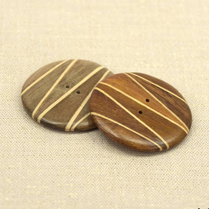 Knop "Ségou marqueterie rond" 44 tot 43 mm voor wholesale door LA DROGUERIE