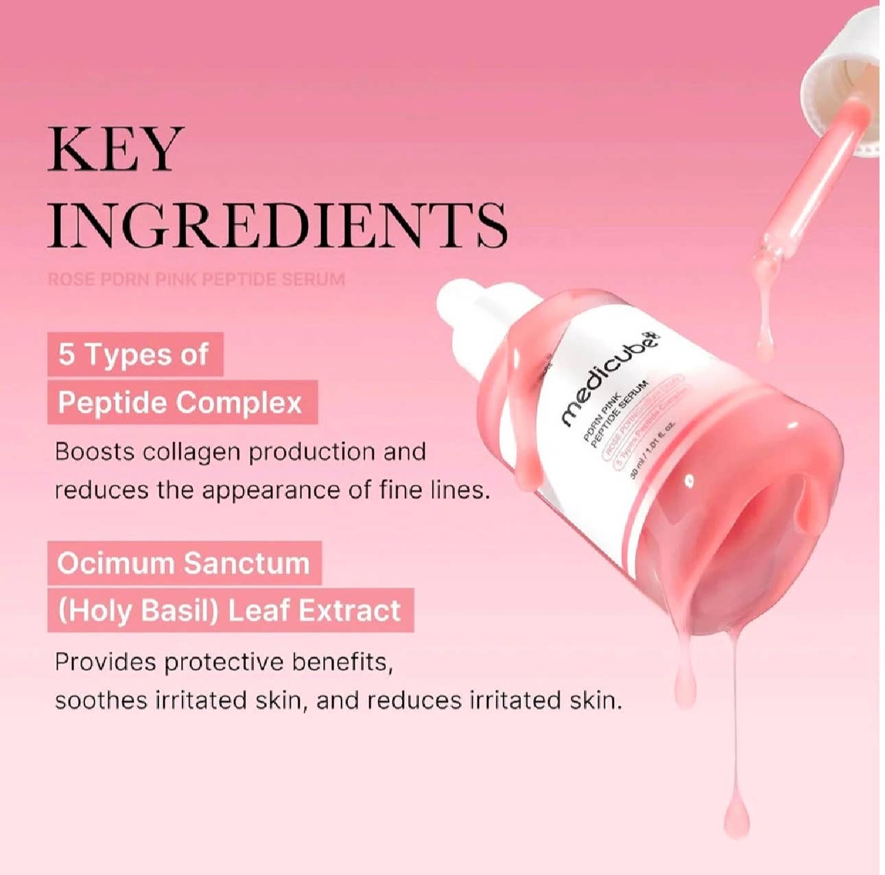 Beauty of Joseon, ANUA, COSRX, SKIN1004, Lilyfield - Wholesale Facial Serum/Concentrate - Medicube Salmon Dna Pdrn Pink Serum 30ml2