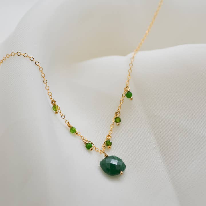 Anna Janelle Jewelry - Wholesale Pendant/Charm Necklace - Emerald City Necklace4