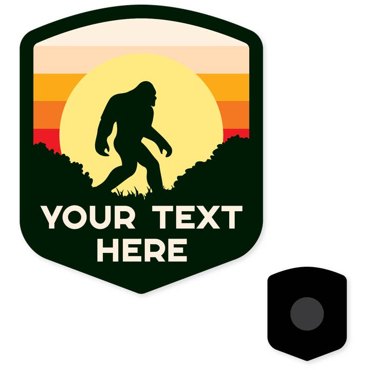 Morris Magnets - Wholesale Magnet - Magnet - Bigfoot Stripe Badge1