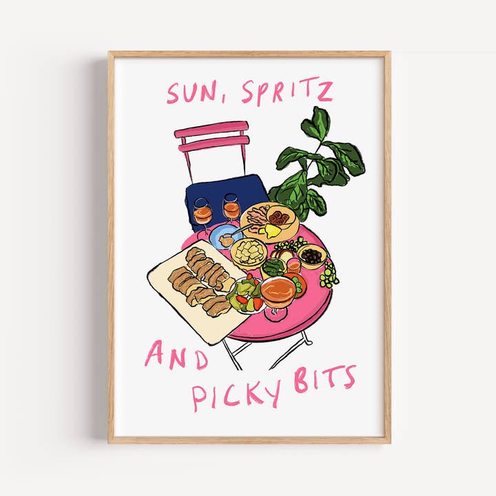 Sun, Spritz and Picky Bits for wholesale by Illustrated by Weezy