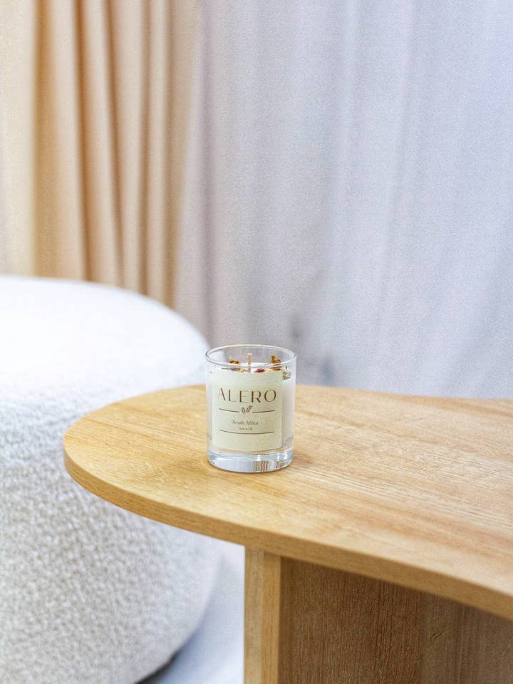 South Africa- Watermelon & Rose Coconut & Rapeseed Candle for wholesale by Alero