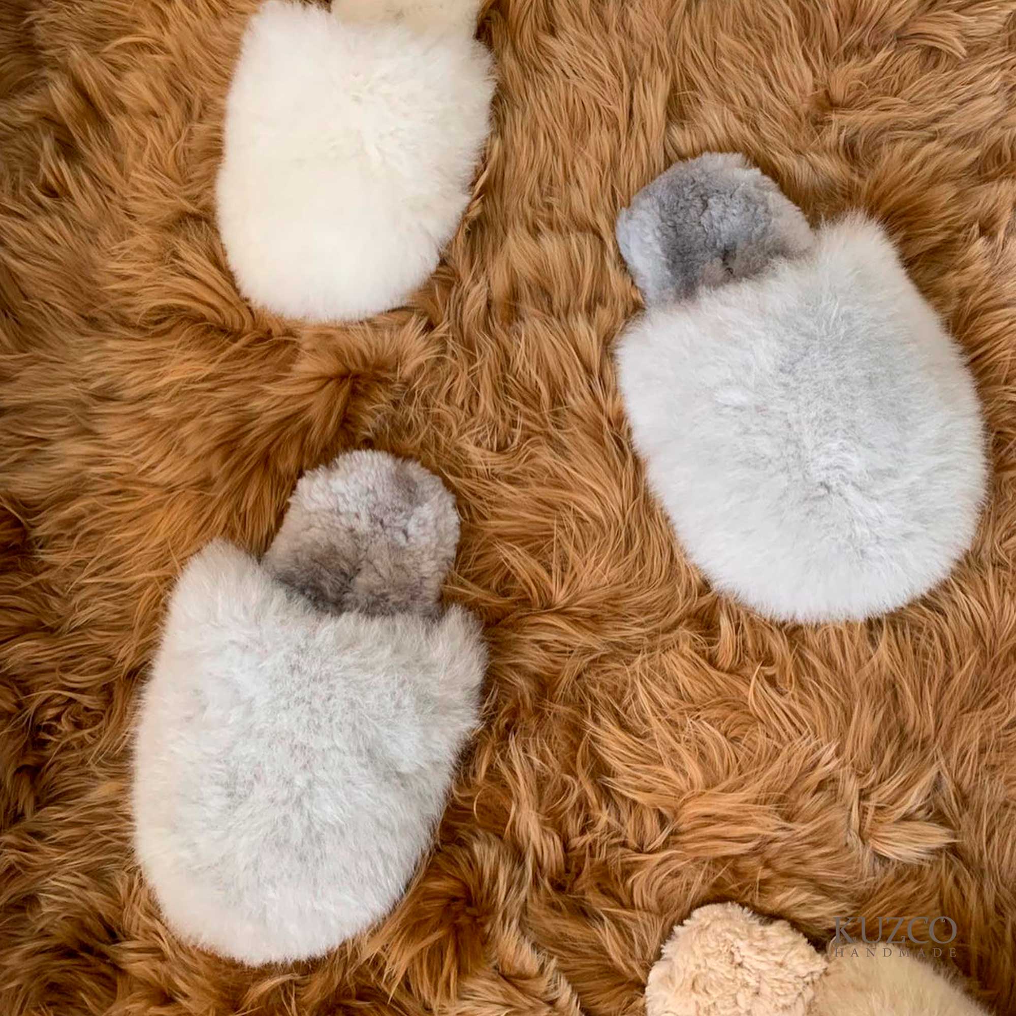 KuzcoHandmade - Wholesale Slippers - Women's - Alpaca Fur Slippers – Open Back Handmade Women’s Shoes4
