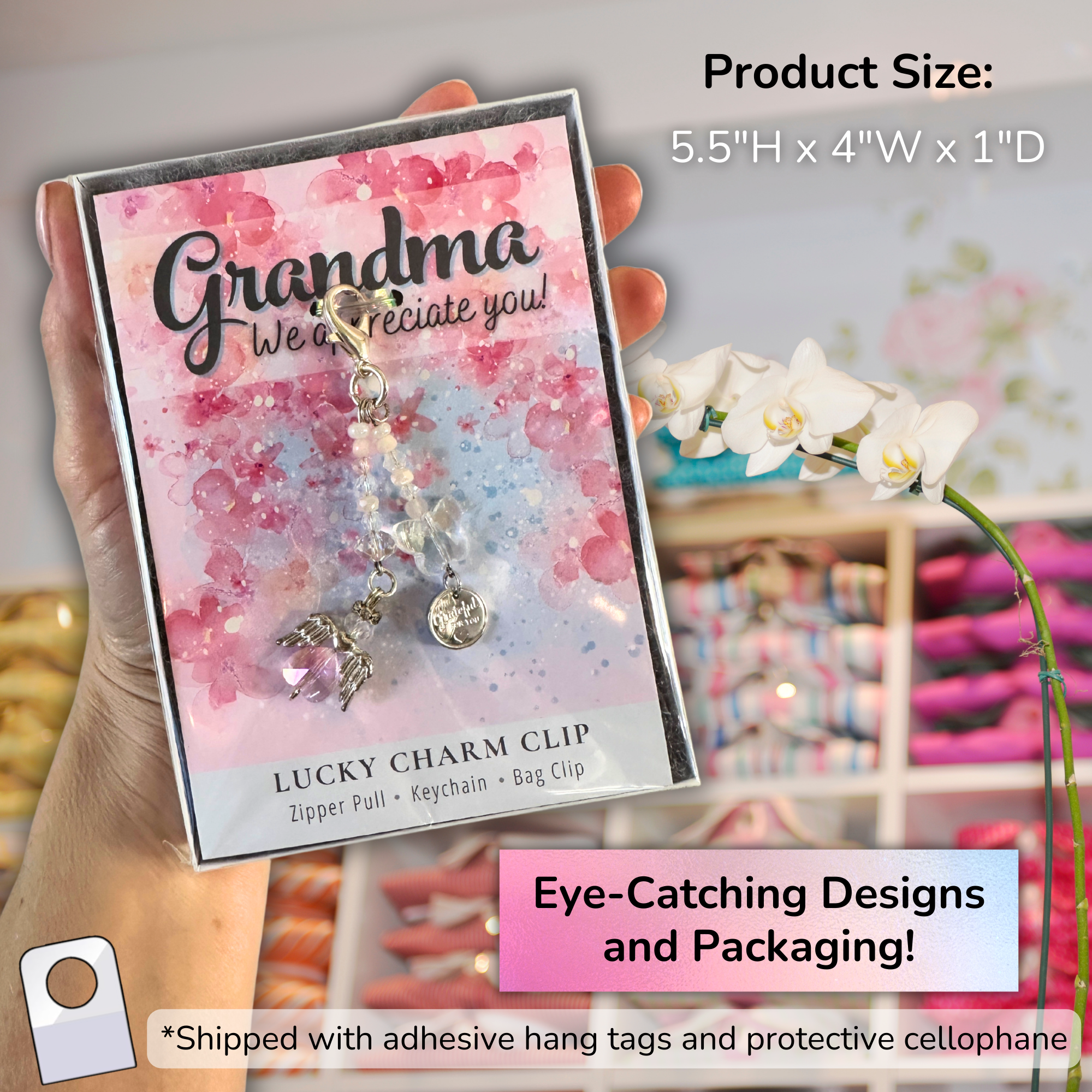 Stella Posh - Wholesale Keychain - Women's - Keepsake Charm Clip - Cross Country Runner3