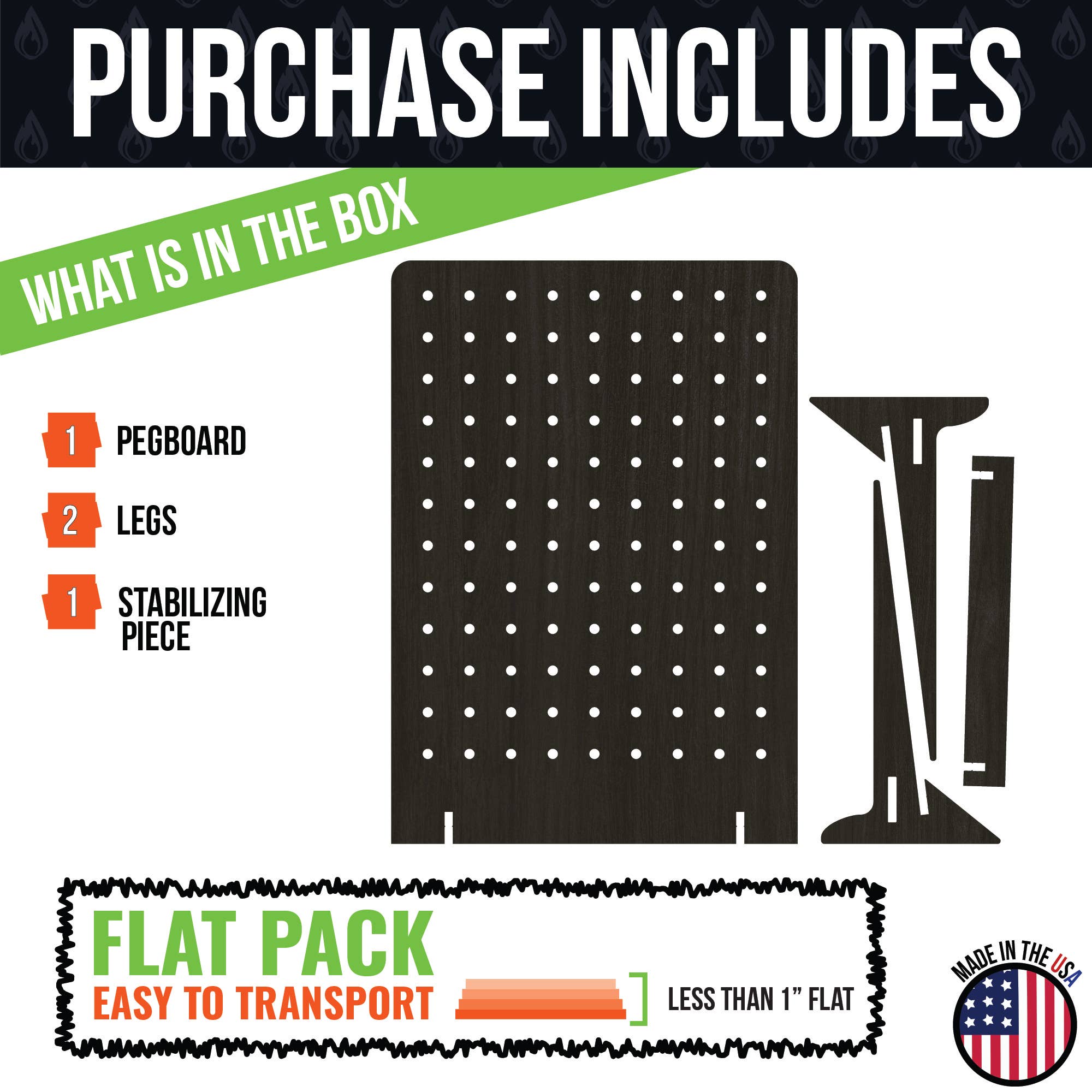 Torched Displays – wholesale Retailer display stand/case – Pegboard Display - Various Sizes and Colors34