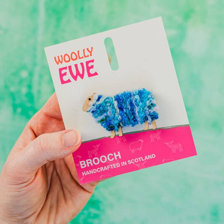 Hairy Coo - Venta al por mayor Broches - Broche Woolly Ewe - Hecho a mano en Escocia3