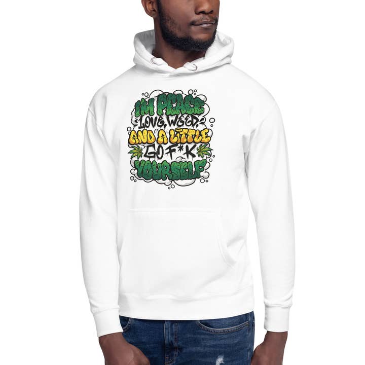 Peace & Weed Hoodie for wholesale by TheStashHouse