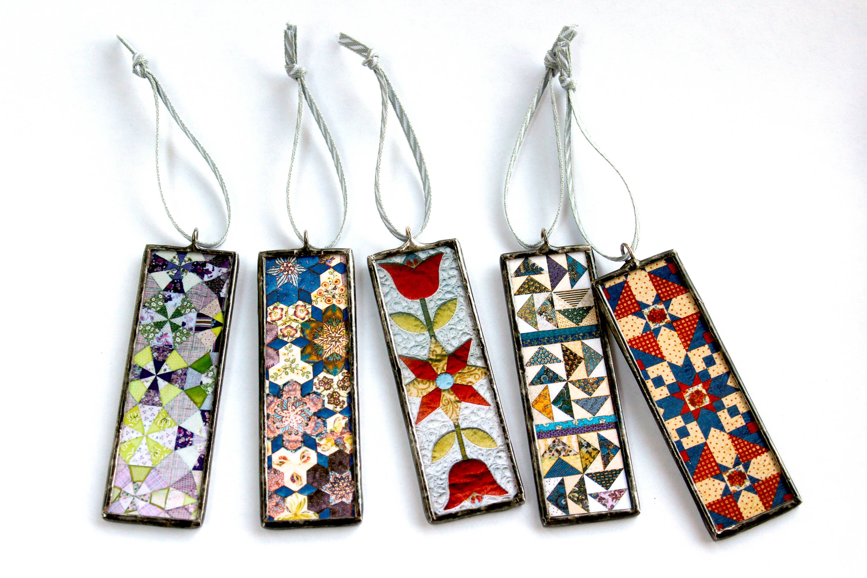 Homestyle Charlie - Wholesale Ornament Set - 12 Quilt Christmas Ornaments: set of Twelve designs4