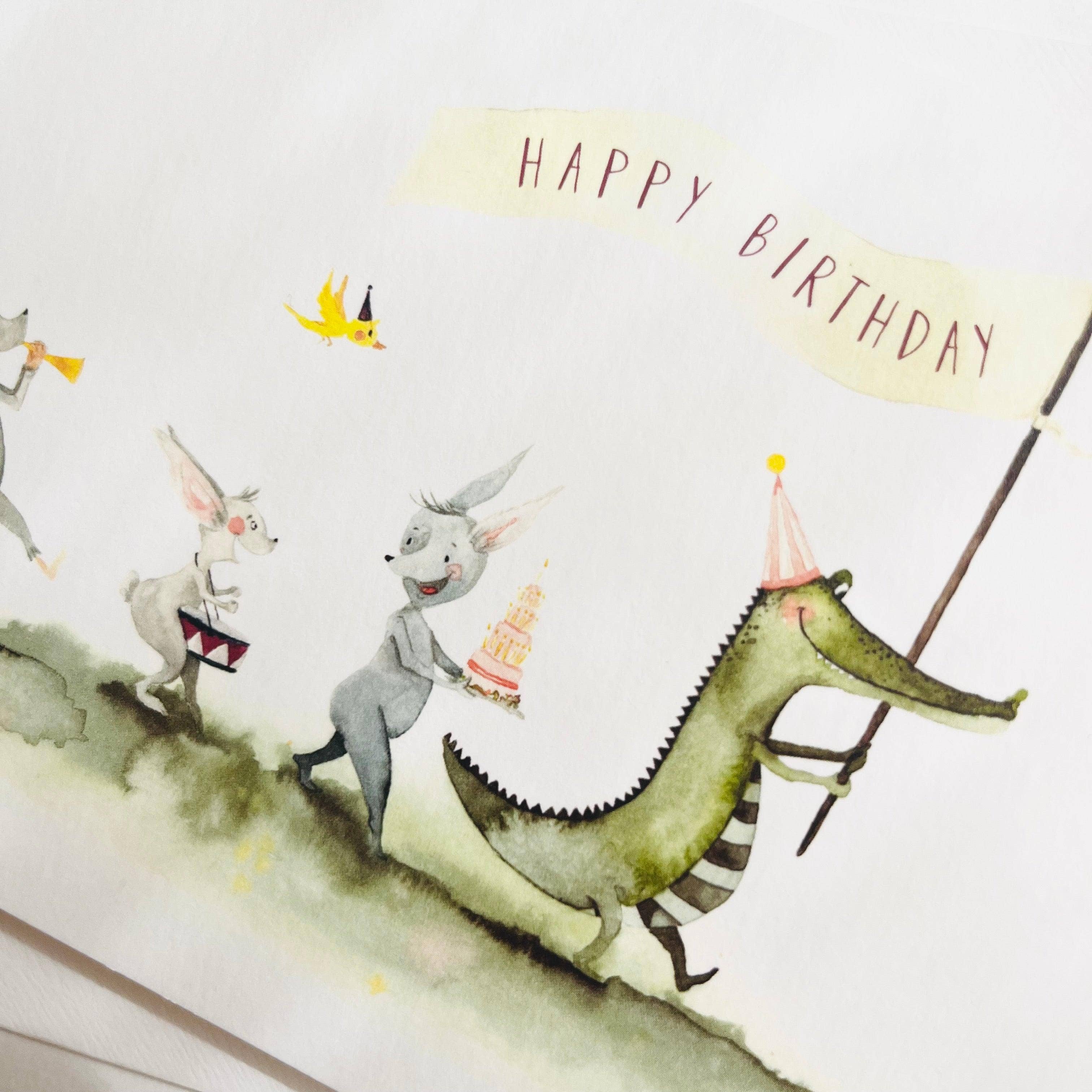 Leo La Douce GmbH – postal de parabéns por atacado – Cartão comemorativo · Caravana de aniversário2