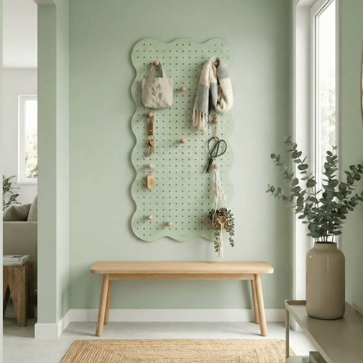 NEU: Pegboard CURVES in Pastellfarben für den Großhandel von AIRE