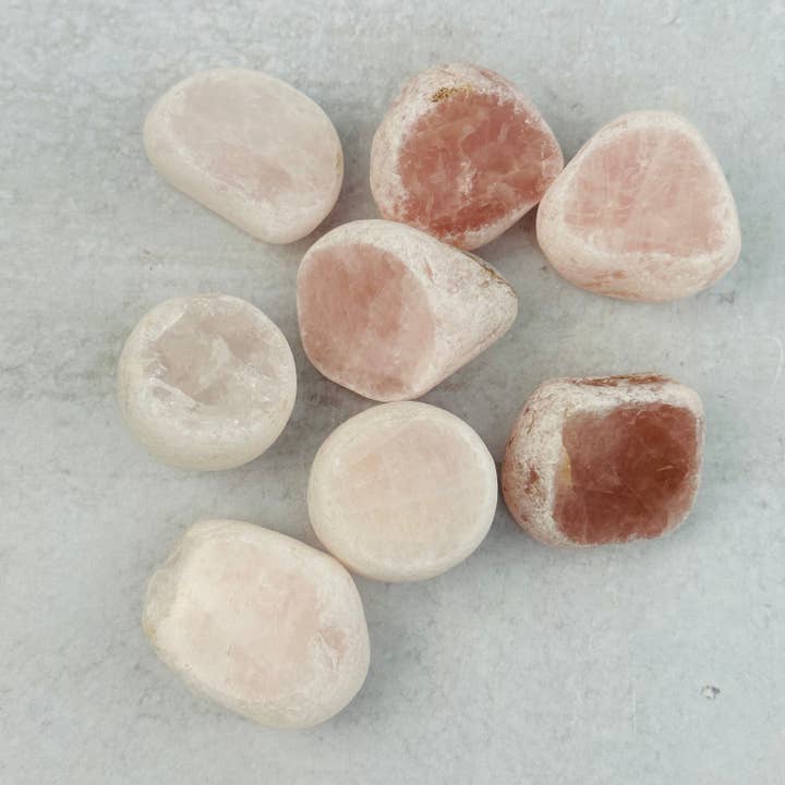 Rock Paradise - Wholesale Spiritual Stone/Crystal - Seer Stones Tumbled Crystal Quartz - Amethyst Smokey Rose