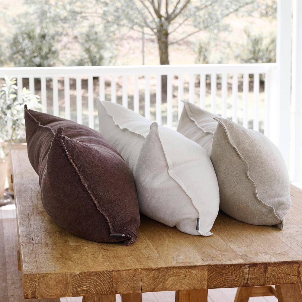 Schokolade Luca® Leinen Langes Lendenkissenbezug – Schokolade für den Großhandel auf Faire2