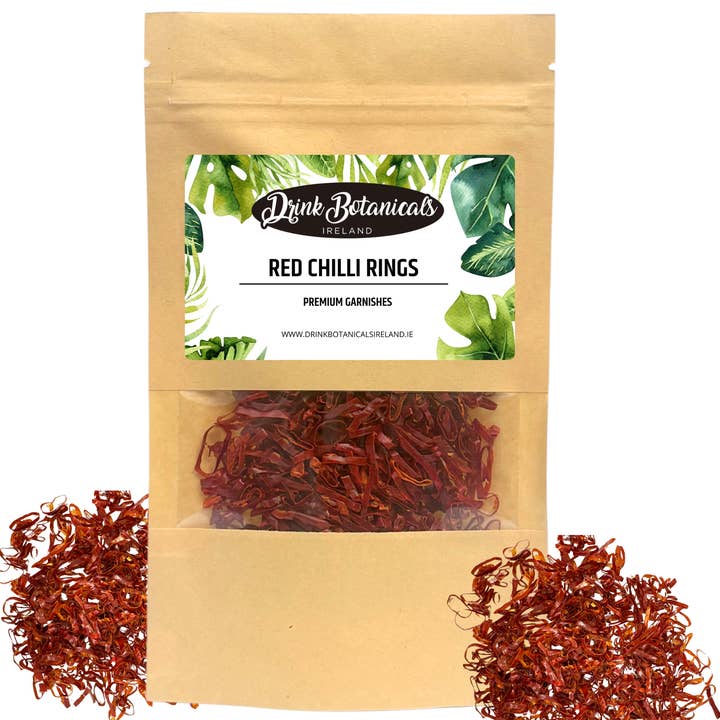 Drink Botanicals Ireland - Wholesale Dried Spice - Red Chilli Rings