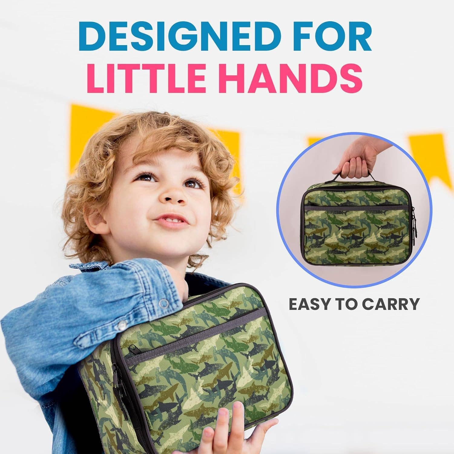 Zulay Kitchen - Wholesale Lunch Bag/Box - Kids - Insulated Lunch Bag With Spacious Compartment17