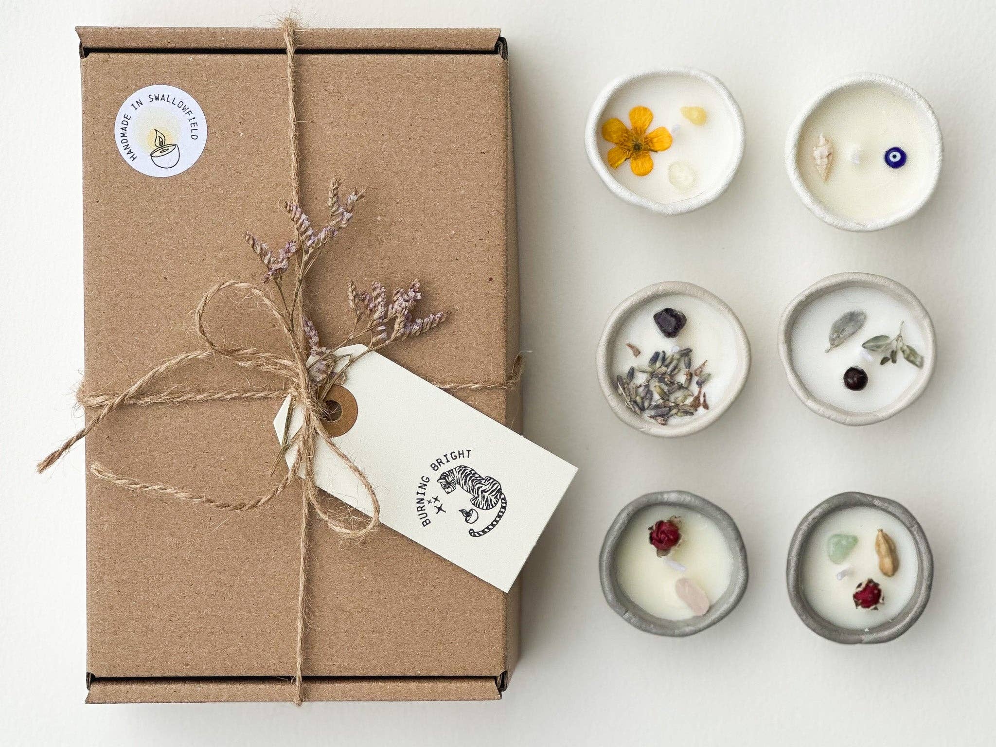 Burning Bright – wholesale Tea light candles – Core Selection Box2
