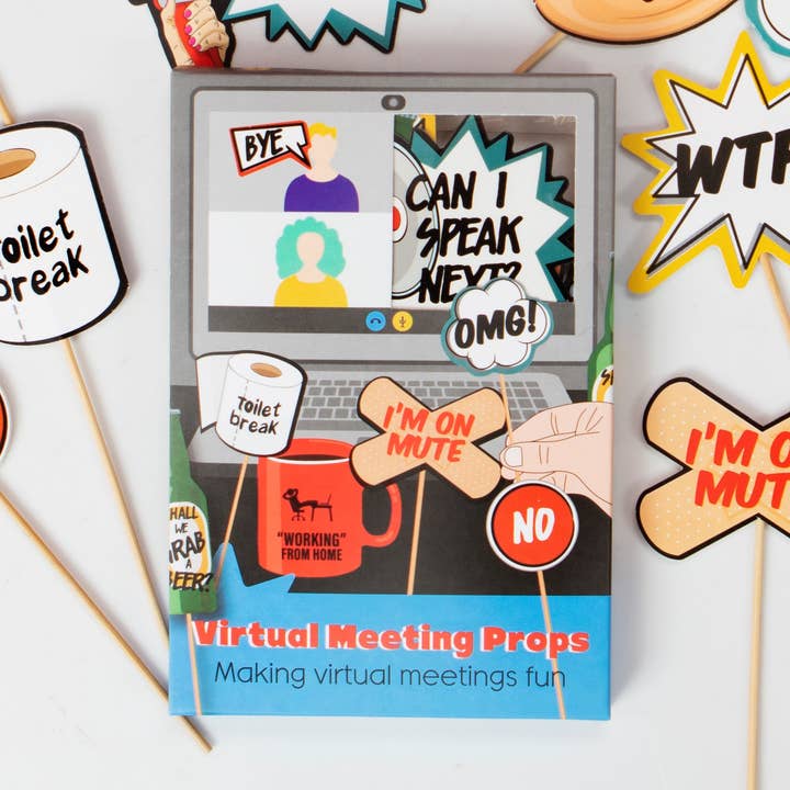 VENTE - Réunion virtuelle : accessoires photo - Cadeaux Joke/Gag pour la vente par Boxer Gifts