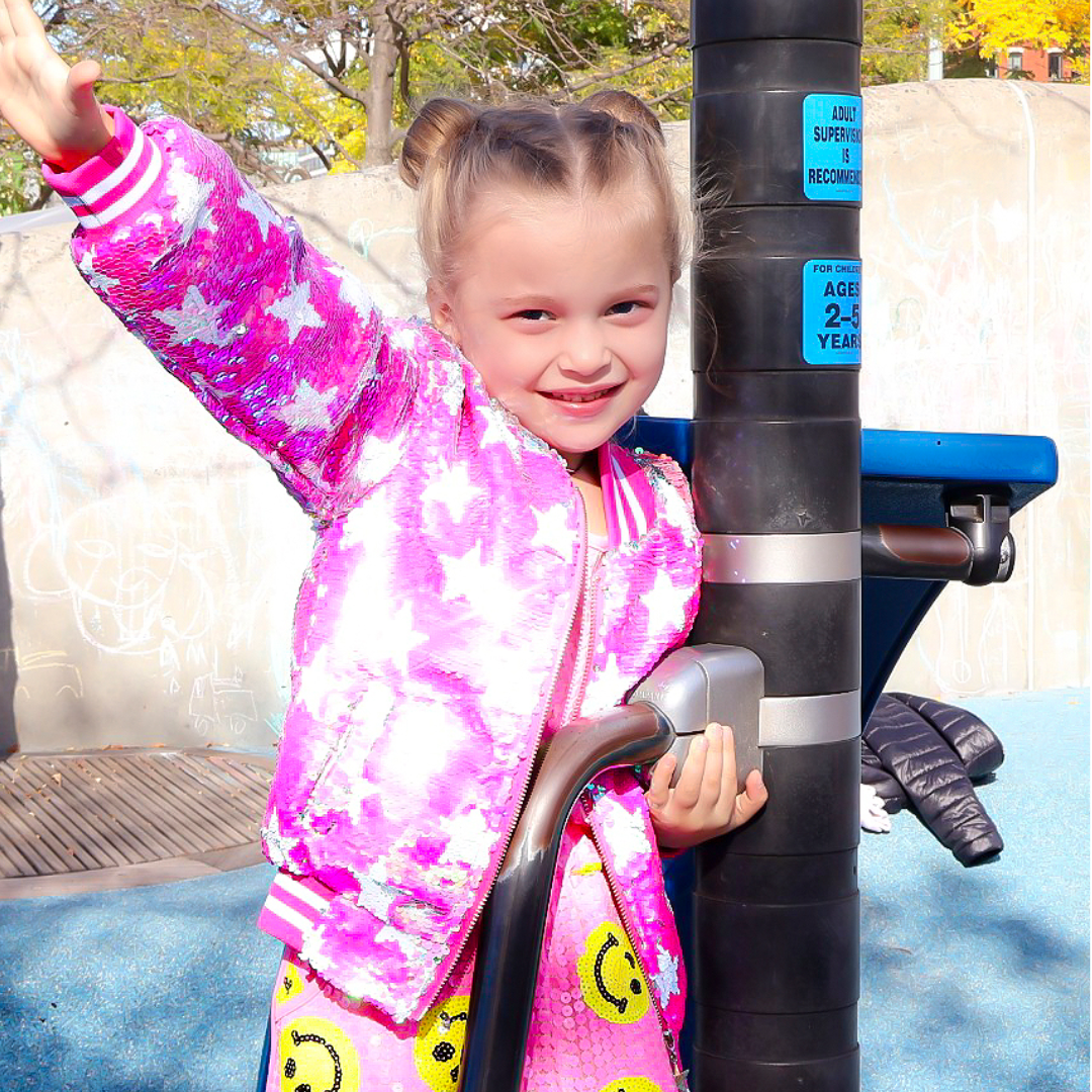 Rebelde Planet - Wholesale Bomber Jacket - Kids - Hot Pink with white star sequin bomber jacket6