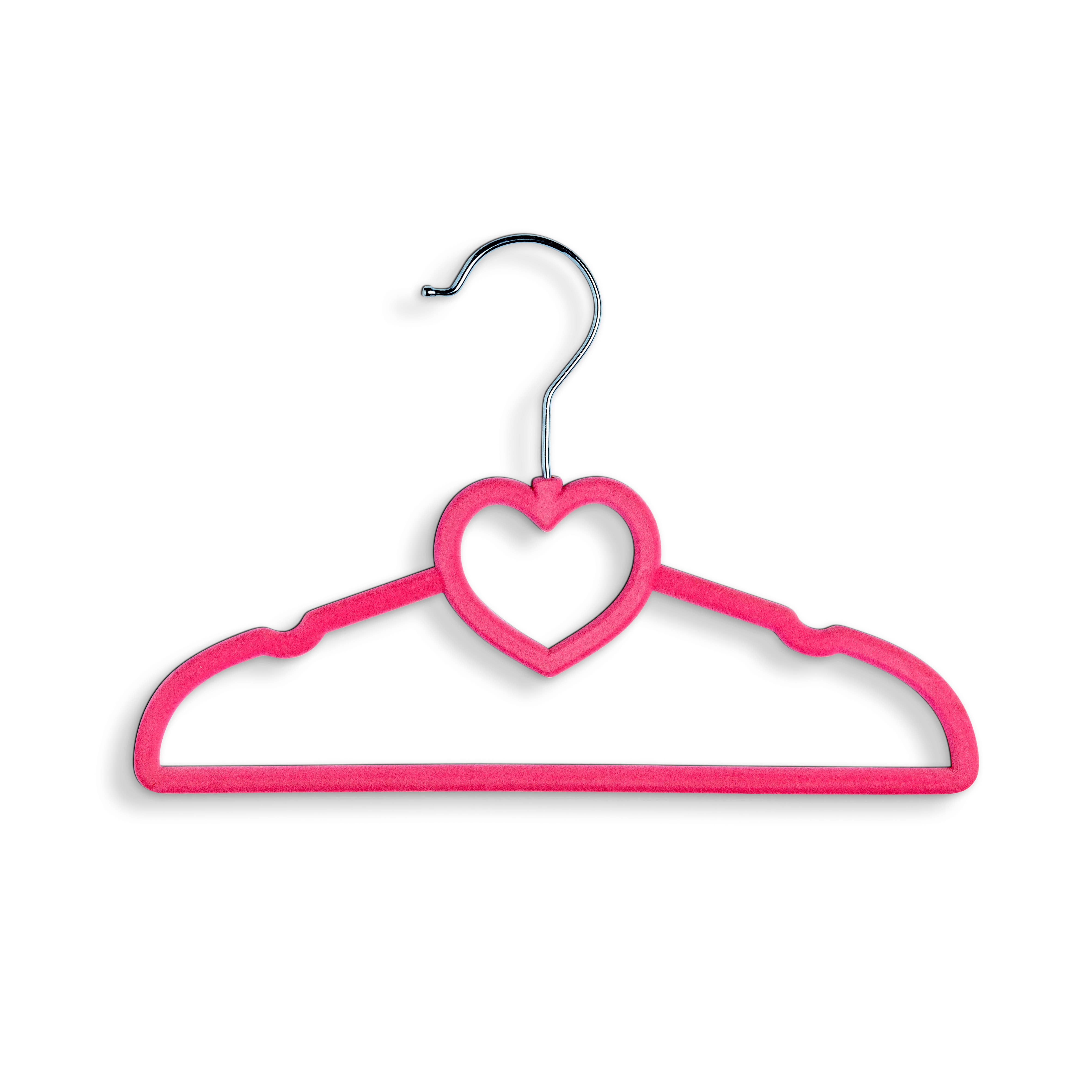 Rose Textiles - Wholesale Clothes Hangers - Heart Baby Hanger - Set of 101