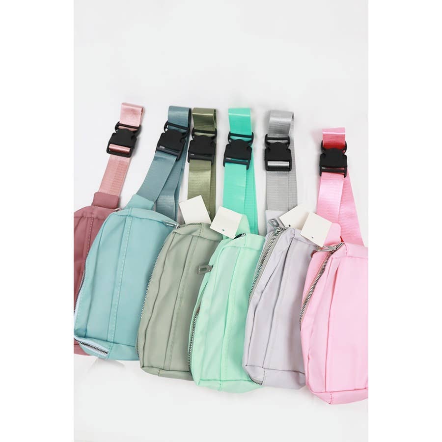 Natural Color Crossbody Belt Bag for wholesale on Faire5