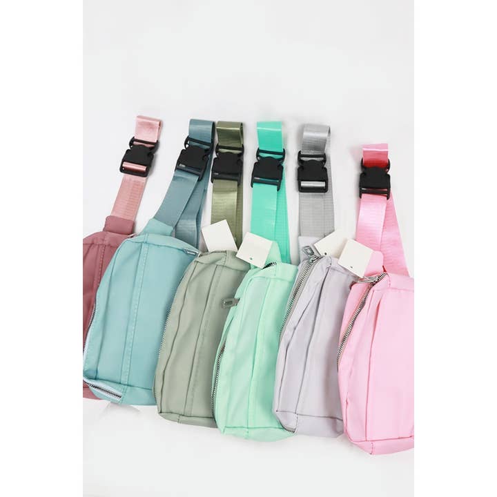 Natural Color Crossbody Belt Bag for wholesale on Faire5