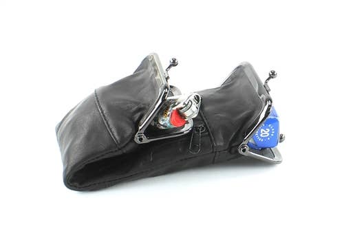 Leather Impressions Inc - Wholesale Cigarette Case - Lambskin Fold Over Cigarette Case Style : 7193