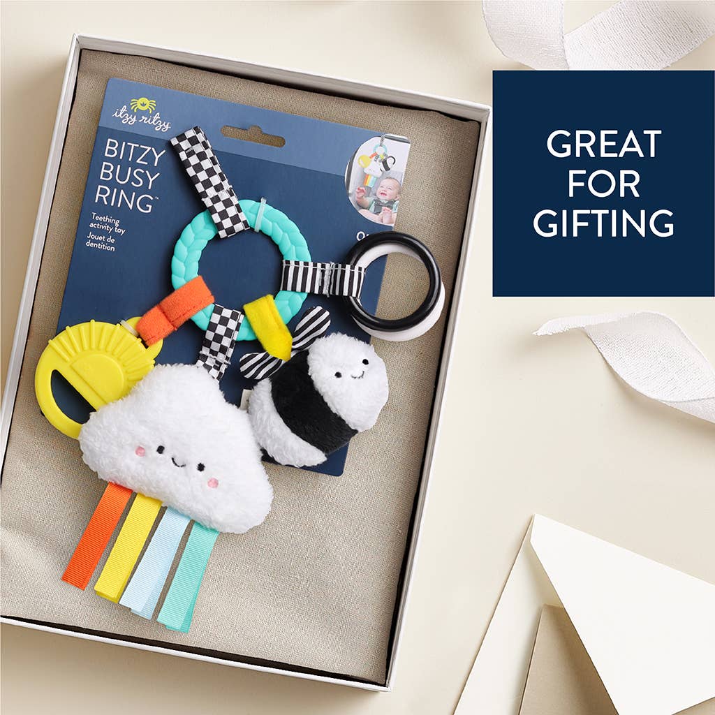 Itzy Ritzy - Wholesale Teether (Not Clip-On) - Baby - *NEW OPTION* Bitzy Busy Ring™ Teething Activity Toy12