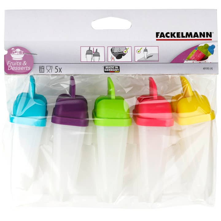 Fackelmann - Wholesale Ice tray/mould - Fackelmann homemade popsicle molds, set of 52