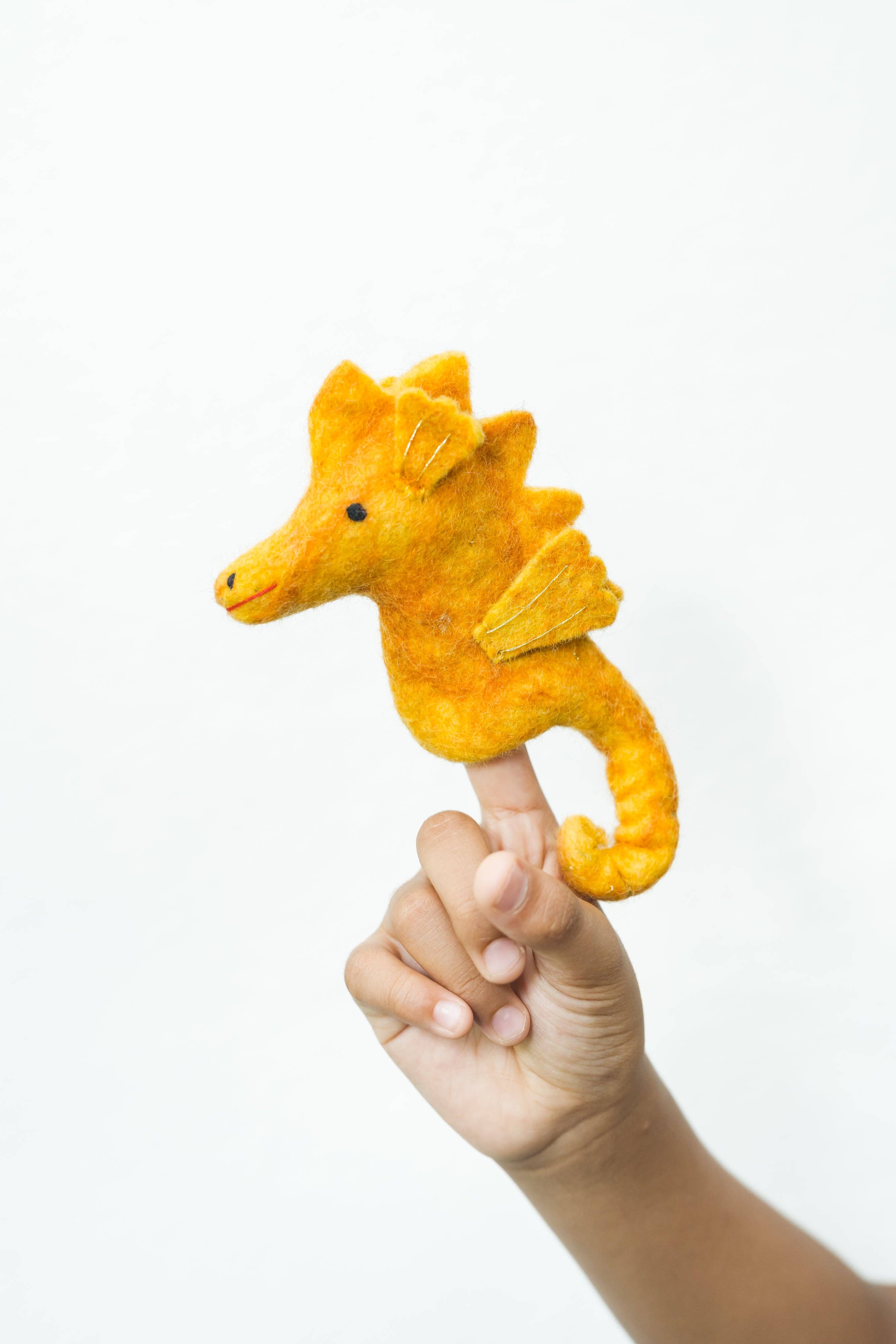 Silk Road Bazaar - Wholesale Finger Puppet - Kids & Baby - Seahorse Finger Puppet1
