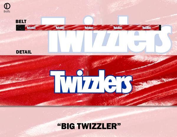 Odd Sox – wholesale Belt – Unisex – Twizzler - Belt One Size3