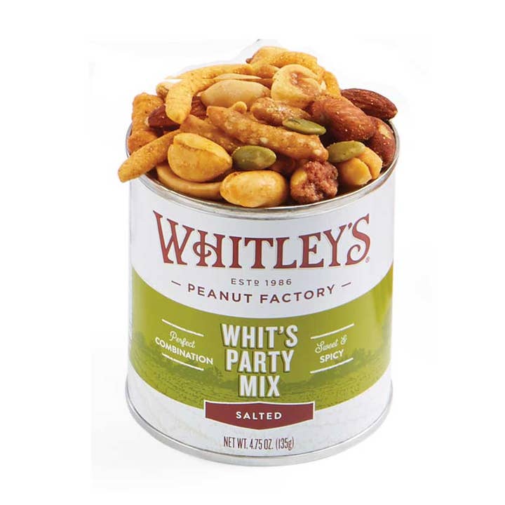 Whitley's Peanut Factory - Wholesale Trail Mix - 4.75 oz. Whit's Party Mix0