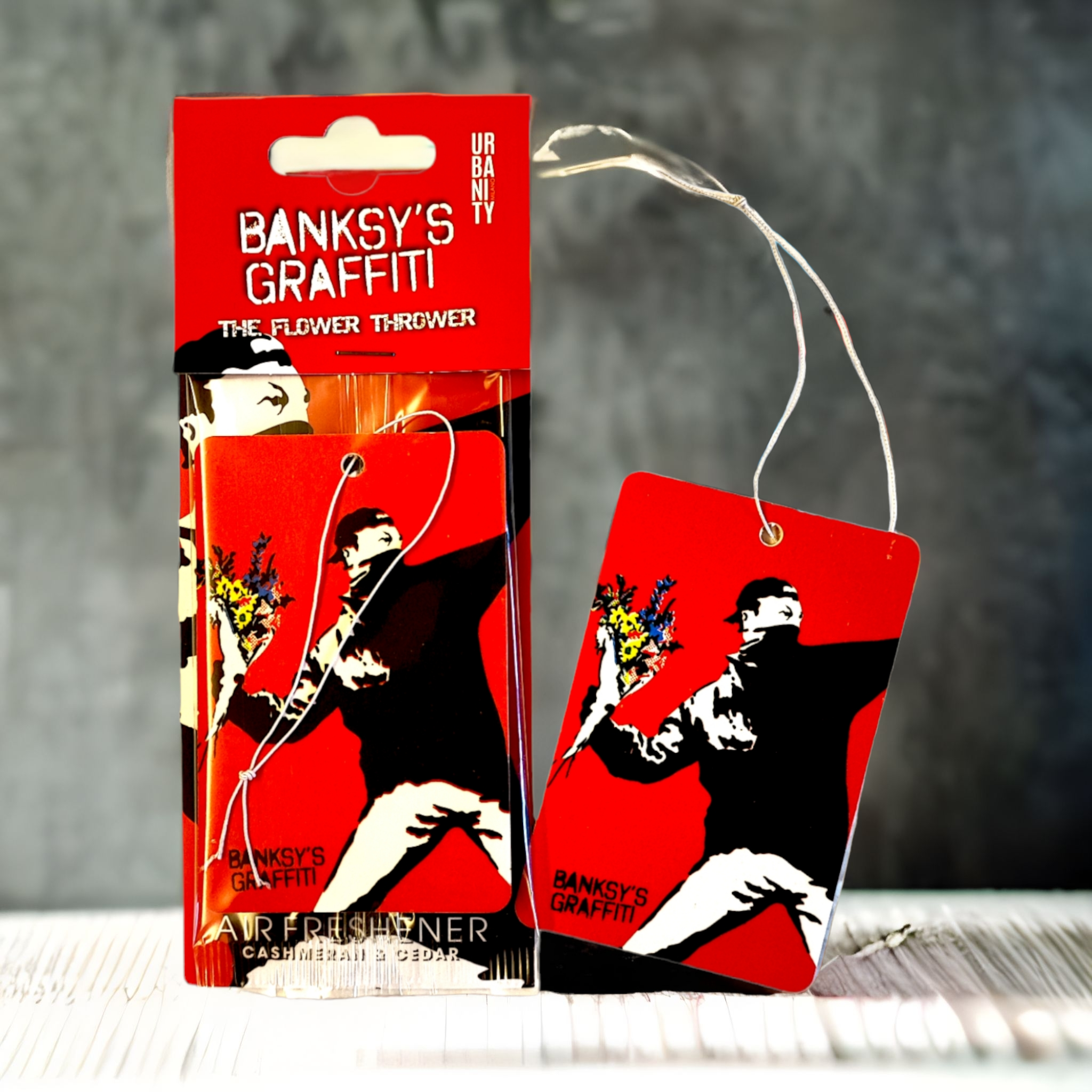 URBAN.ITY SRL - Wholesale Retailer Display - Beauty & Wellness - Banksy Car Perfumes Countertop Display - Version A4