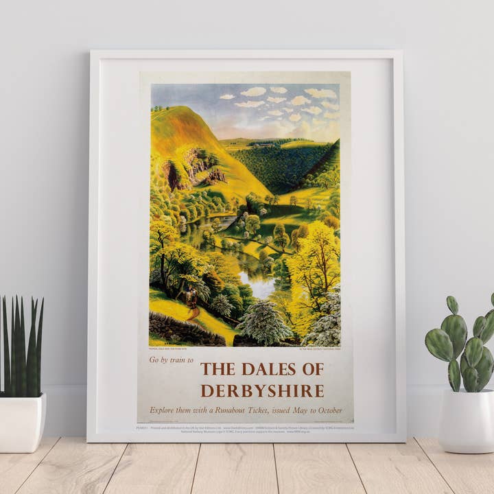 The Dales Of Derbyshire - 11X14” Premium Art Print for wholesale by Star Editions