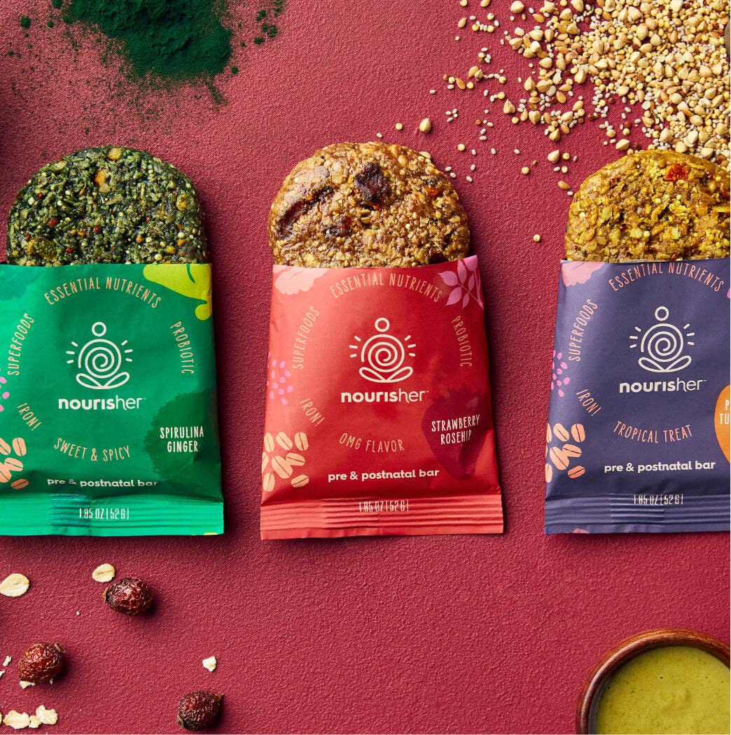 Nourisher - Wholesale Snack Bar - Prenatal/Postnatal Nutrition Bars - 6 Pack4