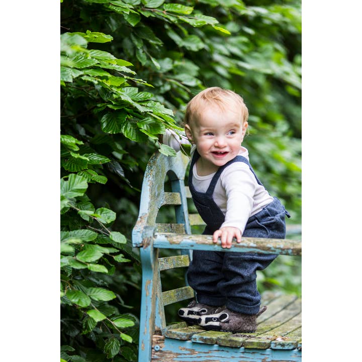Sew Heart Felt - Wholesale Slippers - Kids - Billie Badger Children's Slippers