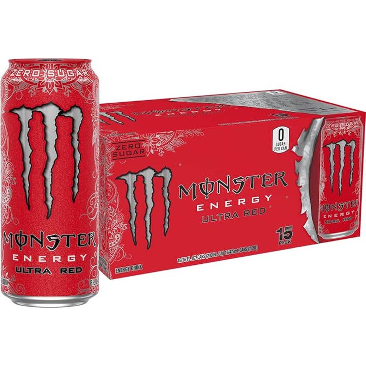 Monster Ultra Red 24/16oz für den Großhandel von L&F Universal Goods