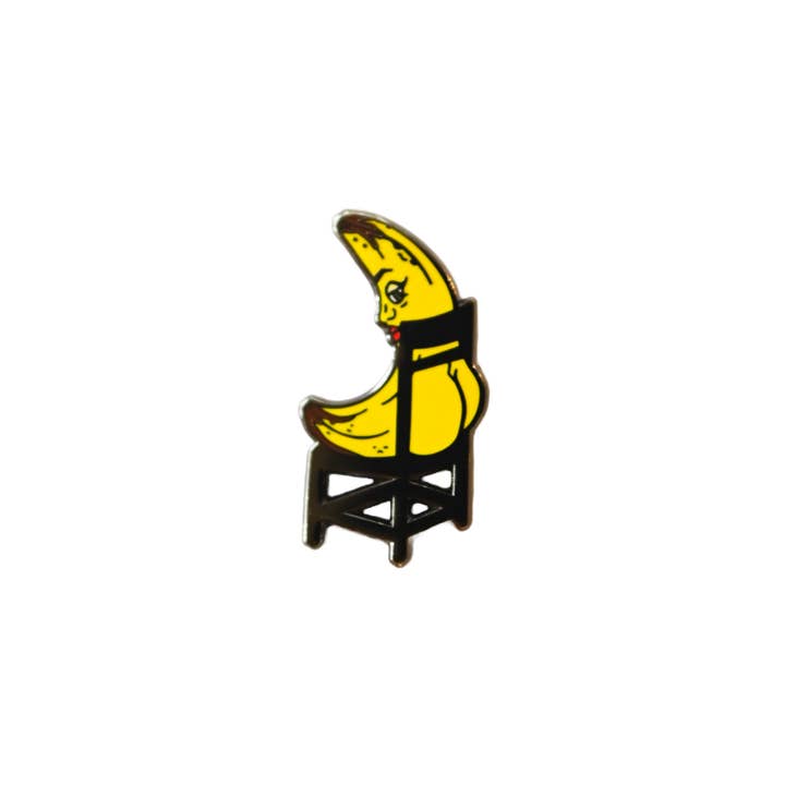 Cheeky Art Studio - Wholesale Lapel Pin/Button - Banana Booty Hard Enamel Pin1