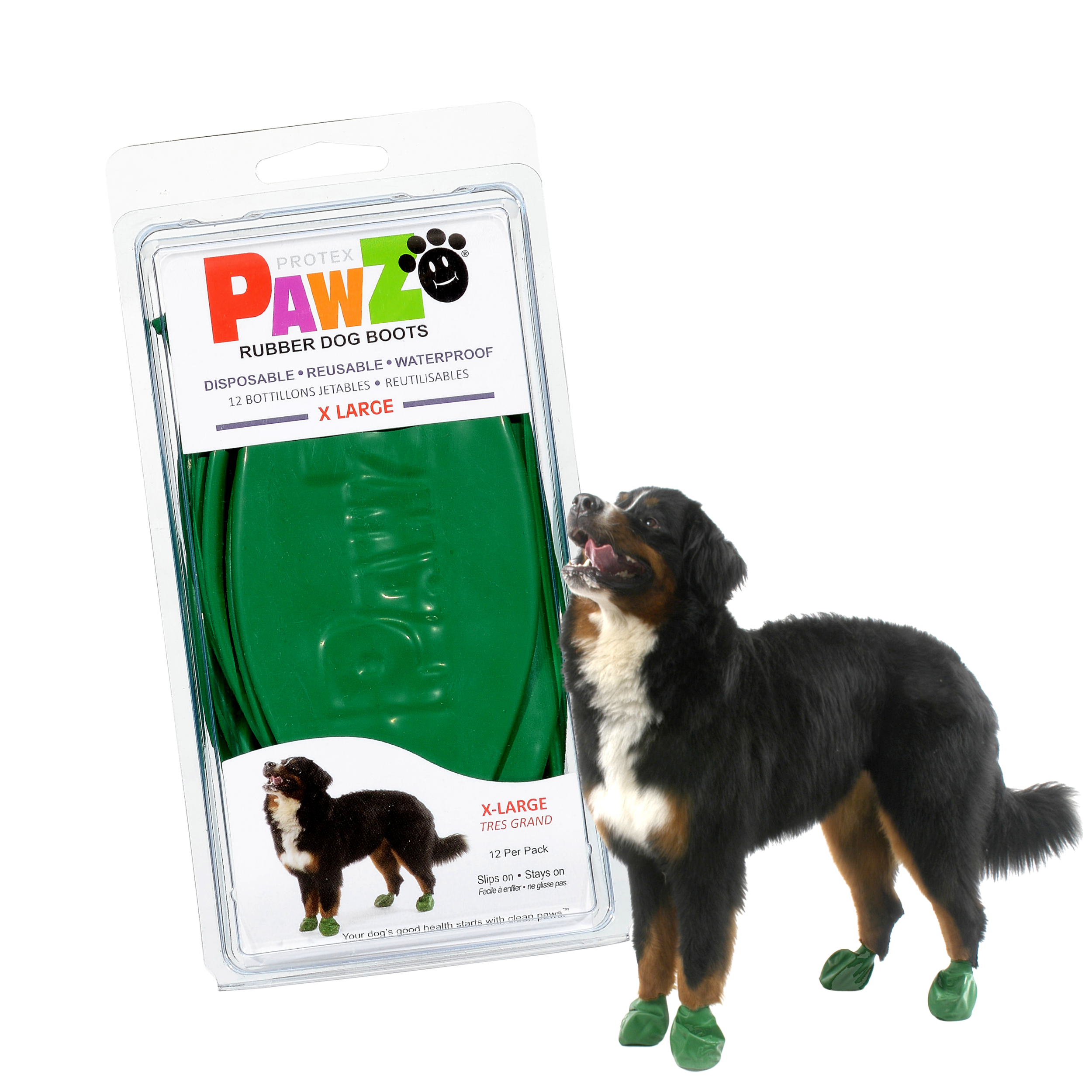 Downtown Pet Supply – wholesale Pet paw protection – PawZ Rubber Dog Boots, 12 Boots4