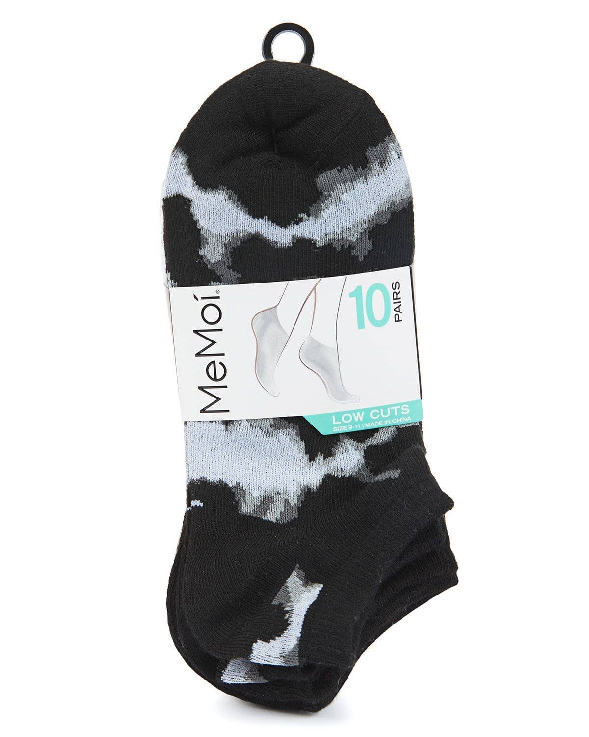 Infinity Classics International Inc. - Wholesale Socks - Women's - 10 Pair Pack of MeMoi Tie Dye and Solid Women's Socks1