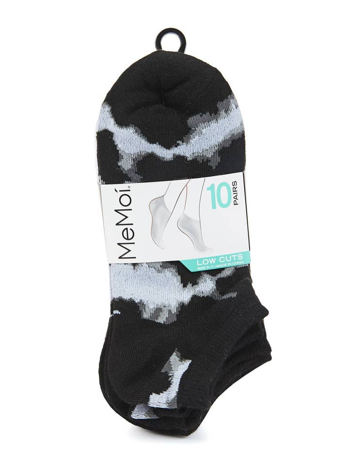Infinity Classics International Inc. - Wholesale Socks - Women's - 10 Pair Pack of MeMoi Tie Dye and Solid Women's Socks1