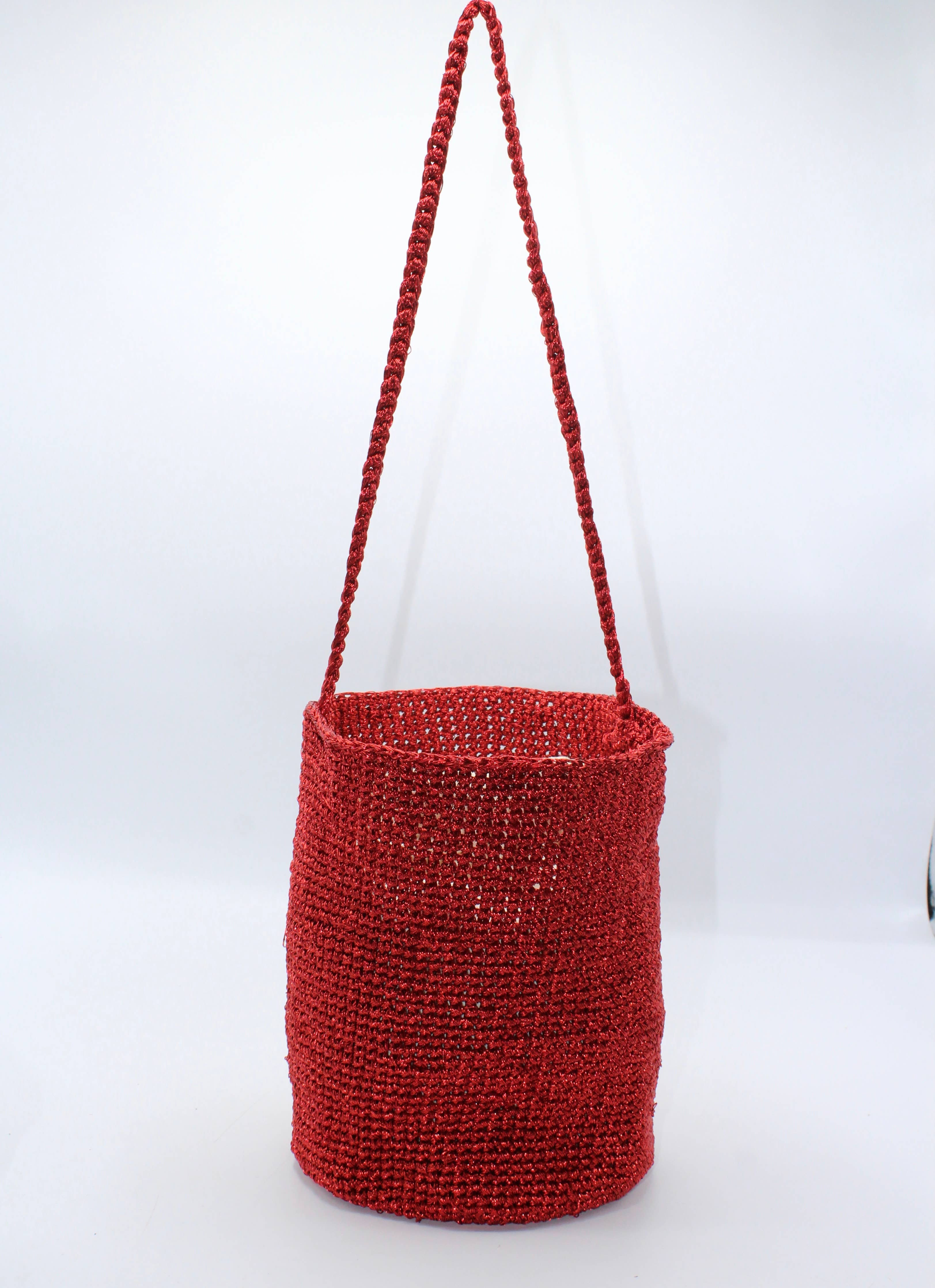 Sook Stainable - Wholesale Tote Bag - Women's - Knitting Braid Handle Basket Shape Bag4