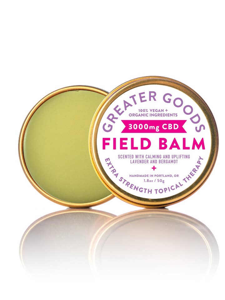 Field Balm 3000mg CBD Topical Balm / FREE SHIPPING for wholesale by Greater Goods CBD