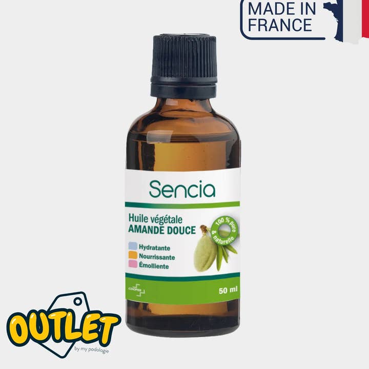 Sweet almond oil 50 ml - Sencia // Expired date for wholesale by My Podologie
