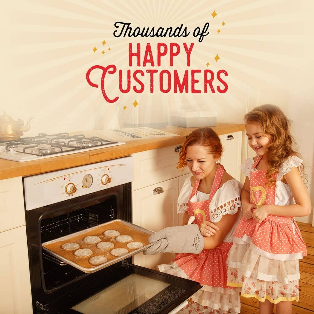 Baker's Signature - Wholesale Baking Sheet/Mat - Parchment Paper Baking Sheets by Baker’s Signature | Precut Silicone Coated & Unbleached – Will Not Curl or Burn – Non-Toxic & Comes in Convenient Packaging – 12x16 Inch Pack of 2203