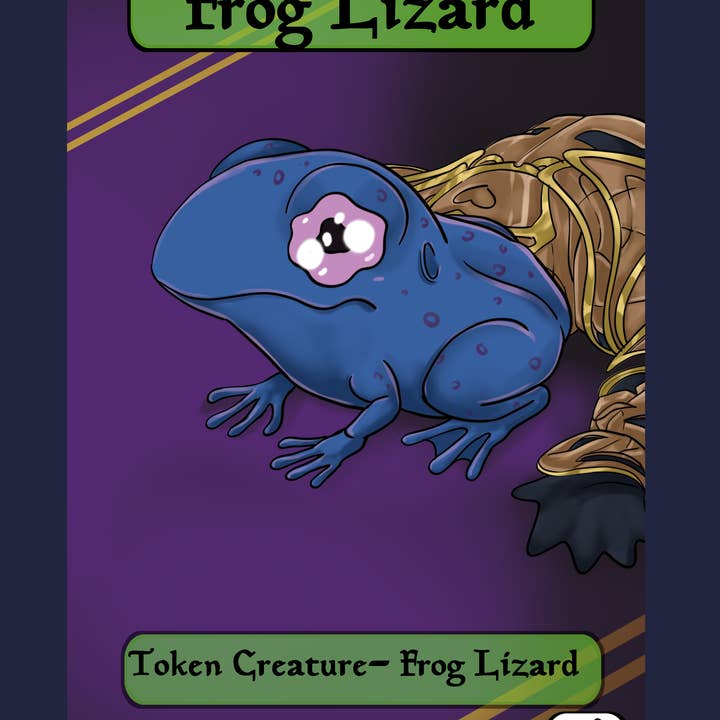 Frog Lizard 3/3 Tokens for wholesale by Mega Chibi