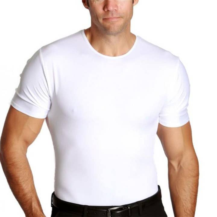 InstantFigure - Wholesale Shirt - Men's - Insta Slim I.S.Pro USA Compression Crew Neck Shirt TS0001
