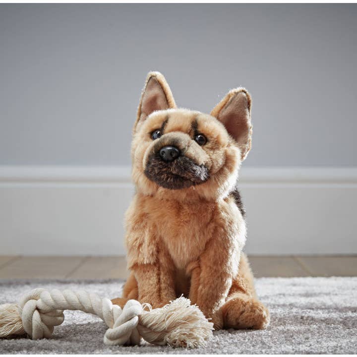 Keycraft - Wholesale Stuffed/Plush Toy - Kids & Baby - Living Nature German Shepherd Plush Stuffed Animal Toy1