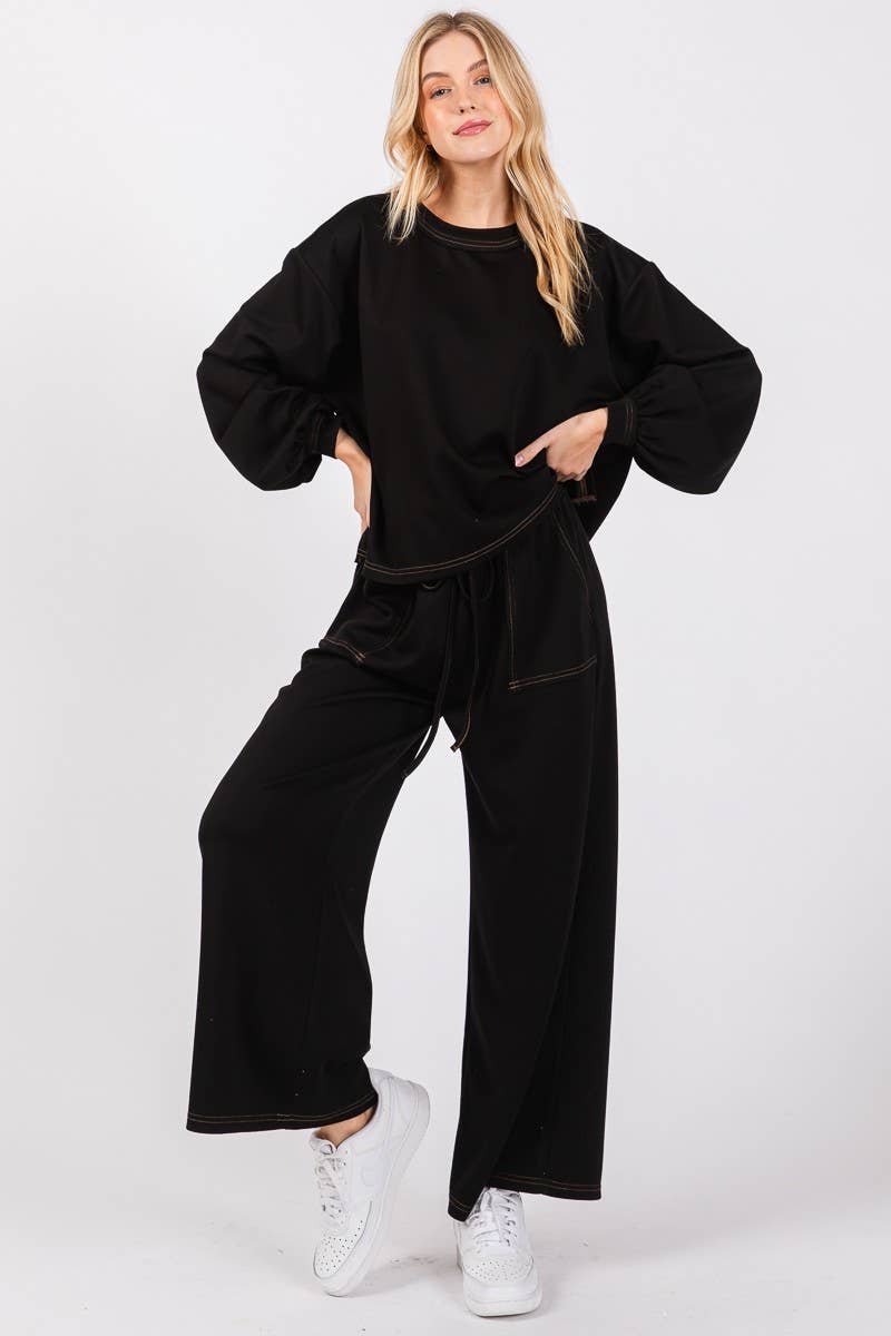 Sewn and Seen - Wholesale Lounge Set - Women's - SCUBA TOP AND PANT SETS26